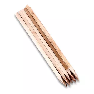 Estacas Tutores De Madera Para Jardín Anti Perro 60cm X20u