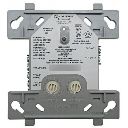 Modulo De Monitoreo Inteligente Notifire By Honeywell Fmm-1