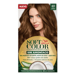 Kit Tintura Wella Professionals  Soft color Tinte de cabello tono 60 rubio oscuro para cabello