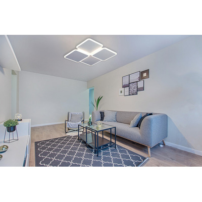 Plafon Led Smart Origami Dimerizable Deco Diseño Moderno