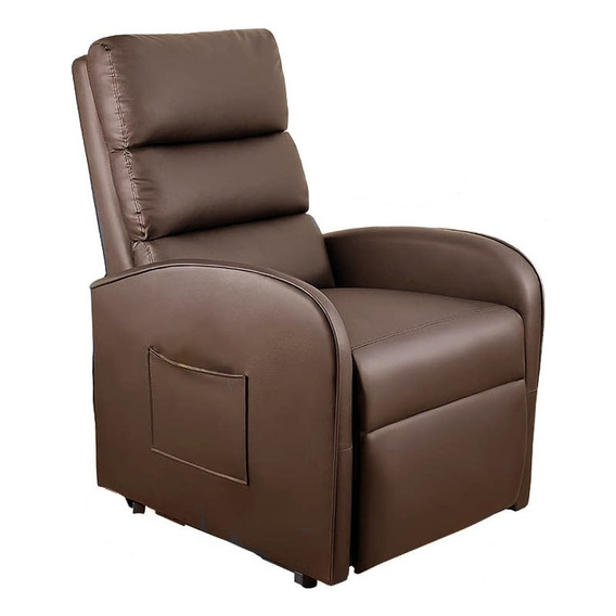 Sillon De Masaje Electrico Reposet Reclinable Brave Color Cafe