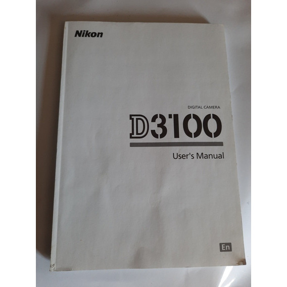 Manual Nikon D3100 Original