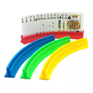 Sujetador De Barajas Soporte Para Cartas Naipes Set 4 Piezas