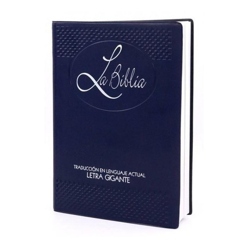 Biblia Tla Letra Gigante Azul