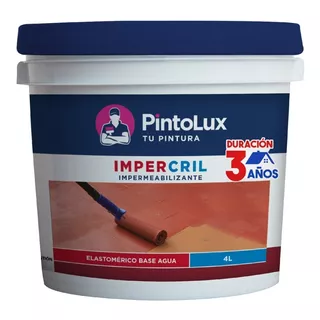 Impermeabilizante Pintolux Impercril 3 Años 4 Litros
