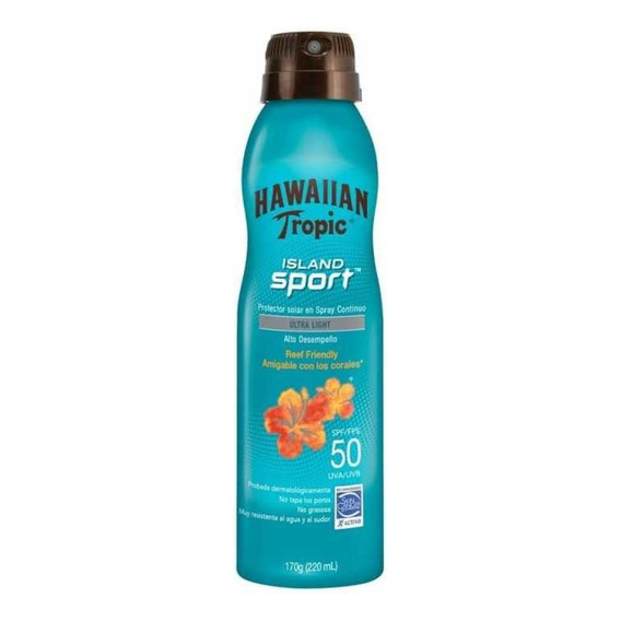 Protector Solar Sport Fps50 | Hawaiian Tropic Ultralig 220ml