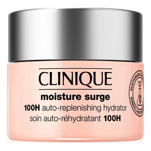 Crema/Gel 100H Auto-Replenishing Hydrator Clinique Moisture Surge día/noche para todo tipo de piel de 15mL