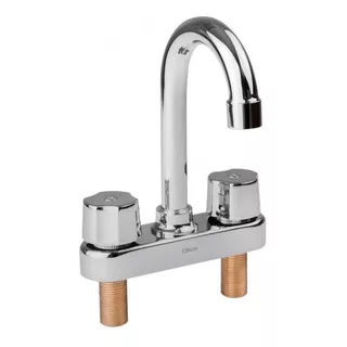 Llave Mezcladora Dica Para Lavabo 4  Tipo Bar Cromo 4060