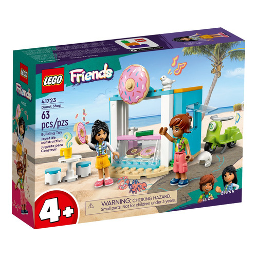 Kit Lego Friends 41723 Tienda De Donas (63 Piezas) 63