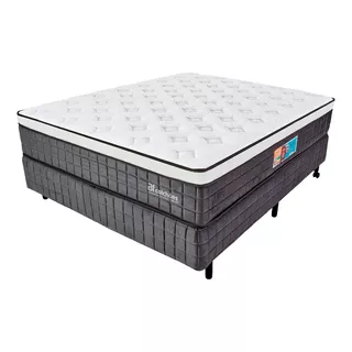 Cama Box Casal Mola Ensacada E Espuma D33 Premium 138x188 Bf Colchões