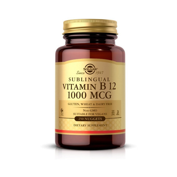 Vitamin B12 1000mcg Sublingual 250 Unidades Sabor Unflavored