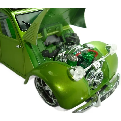 Miniatura Citroen 2cv Custom 1952 Maisto Escala 1:18