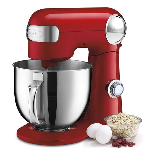 Batidora De Pie Roja De 5 Lts. Sm50re Cuisinart Color Ruby red