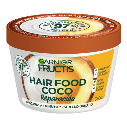 Baño de crema reparación Hair Food Coco Fructis Garnier