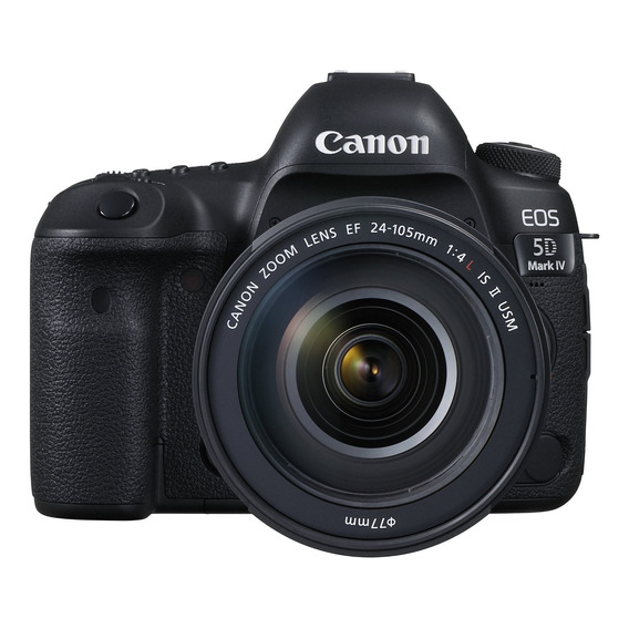  Canon EOS Kit 5D Mark IV + lente 24-105mm IS II USM DSLR color  negro 