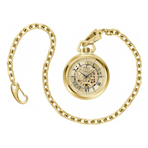 Reloj de bolsillo Bulova Sutton Corda Gold 97a178