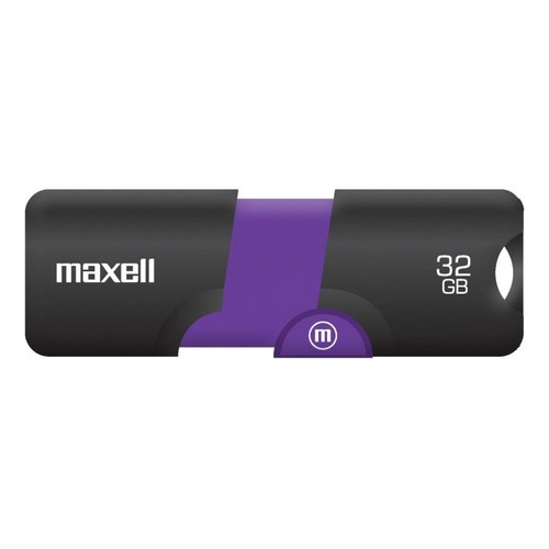 Pendrive Maxell Flix Retractil 32 Gb 32gb Memoria Usb Color Negro