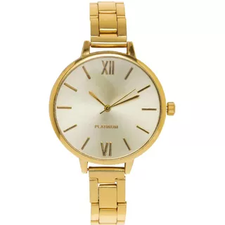 Relógio Feminino Elegante Analógico Dourado Fundo Prata Cor Do Fundo Branco