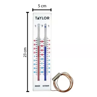 Termometro Ambiental Interior Exterior -40 A 40 Taylor 5327