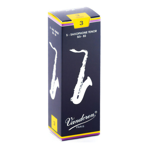 Pack de cañas Vandoren Traditional de saxo tenor N3 X5