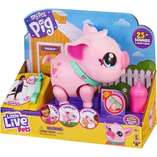 Little Live Pets Piggly Cerdito Interactivo C/accs Original