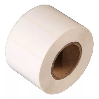 3 Mil Etiqueta Poliester Blanca 51mm X 38mm Impresion Resina Color Blanco