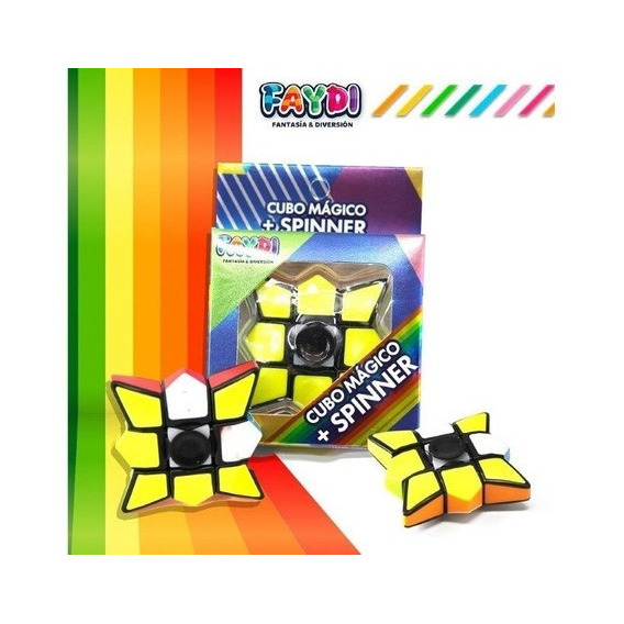 Spinner Cubo Magico Magic Cube Original Faydi 810-0071