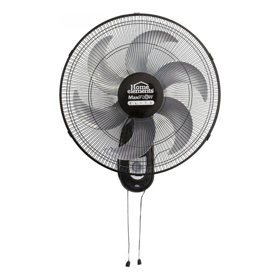 Ventilador 18 Pared Home Elements Balinera 20 Horas De Uso Cantidad de aspas 6 Color de la estructura Negro Color de las aspas Gris Diámetro 46 cm Material de las aspas Polipropileno