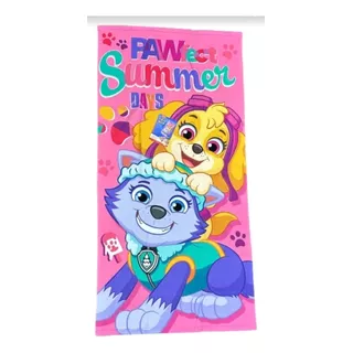 Toalla Playera Infantil Paw Patrol  Microfibra Playa