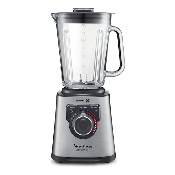 Licuadora Moulinex PERFECTMIX+ CRISTAL Vaso de Vidrio de 2Lts, 17 Velocidades, 6 cuchillas 1200W