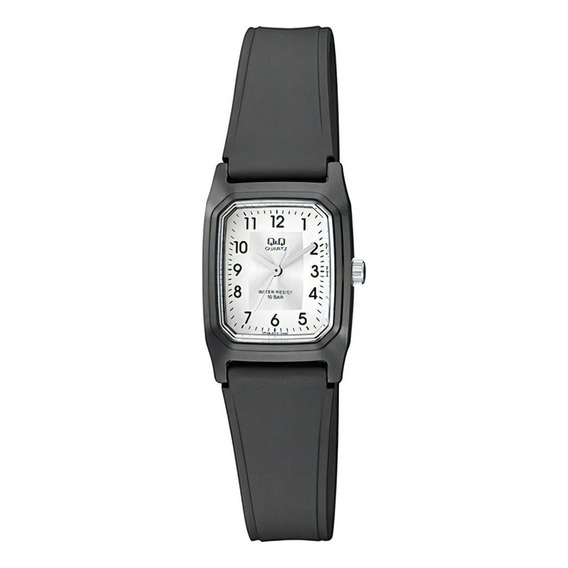 Reloj Q&q Mujer Vp35j047y Correa Color de la correa Negro Color del fondo Blanco vp49j012y