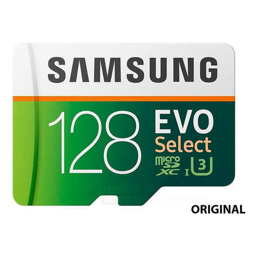 Tarjeta de memoria Samsung MB-ME128GA/AM  Evo Select con adaptador SD 128GB