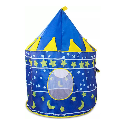 Carpa Infantil Casitas Infantiles Castillo Pelotero C/ Bolso Color Azul