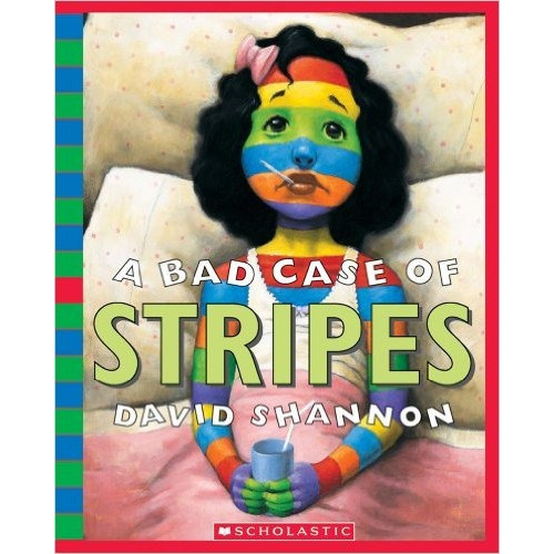 A Bad Case Of Stripes - Book + Audio Cd, De Shannon, David. Editorial Scholastic En Inglés Americano