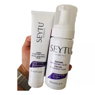 Kit Quita Manchas Seytu Espuma Limpiadora + Crema Aclaradora