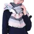 Bufanda De Invierno Tipo Pashmina A Rayas Con Costuras De Co