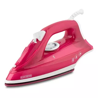 Plancha Vapor Black And Decker Irbd302 Antiadherente Color Rojo