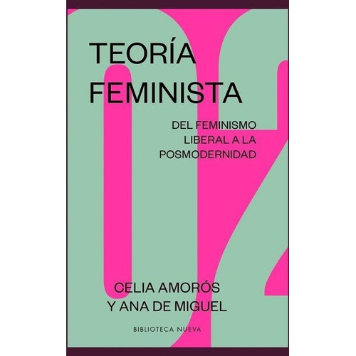 Teoría Feminista 02: Del Feminismo Liberal A La Posmodernidad, De Amoros/de Miguel, Celia/ Ana. Editorial Biblioteca Nueva, Tapa Blanda En Español, 2020