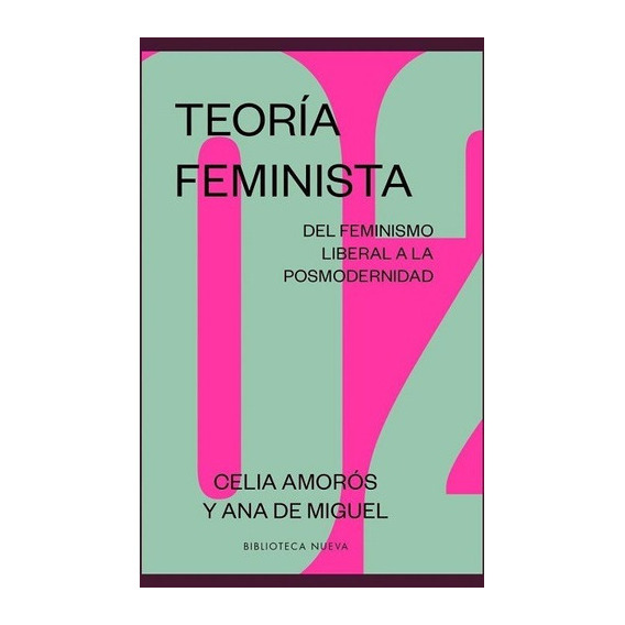 Teoría Feminista 02: Del Feminismo Liberal A La Posmodernidad, De Amoros/de Miguel, Celia/ Ana. Editorial Biblioteca Nueva, Tapa Blanda En Español, 2020