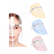 Mascara Led Facial Tratamiento Anti Acne 3 Luces Fotones 