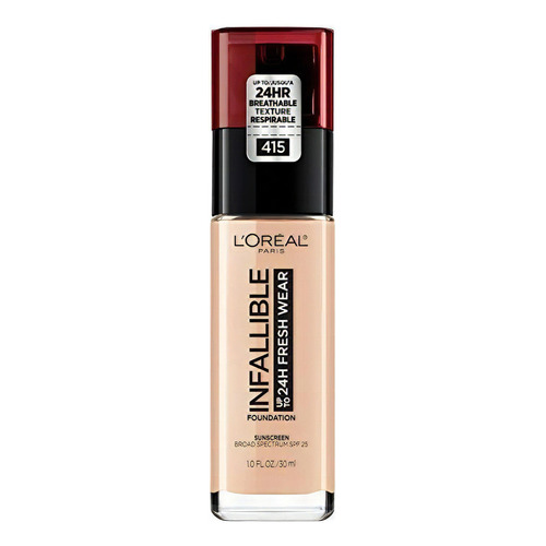 Base de maquillaje L'Oréal Paris Infallible tono 415 rose ivory - 30mL