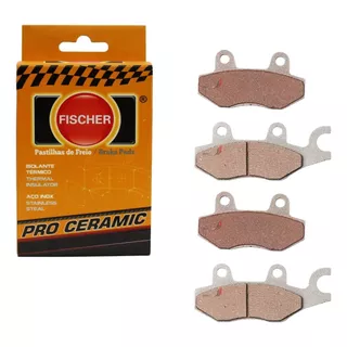 Kit Pastilha Fischer Ceramic Diant+tras Ninja 250 / 300 1850