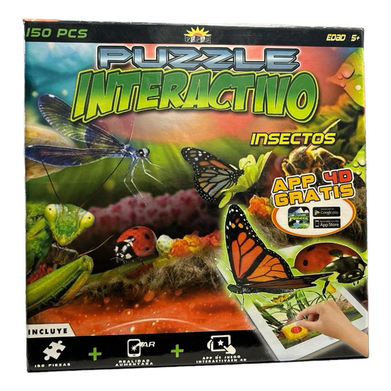 Puzle Interactivo Insectos 150 Piezas