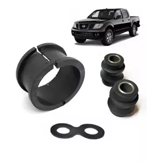 Kit Bucha Fixação Caixa Direção Nissan Frontier 2.5 