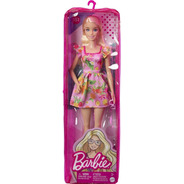 Barbie 2021 Fashionistas Doll 181 Loira Rosa Óculos