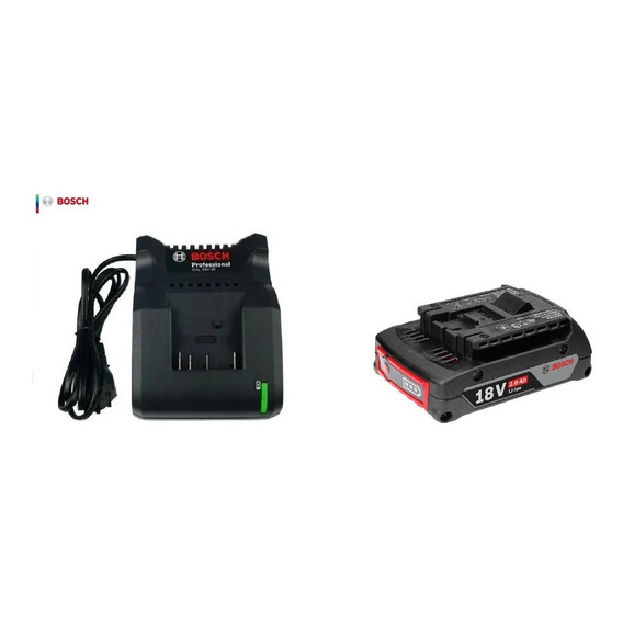 Starter Kit 2ah Cargador 18-20 Y 1 Bateria Bosch 18v 2.0ah