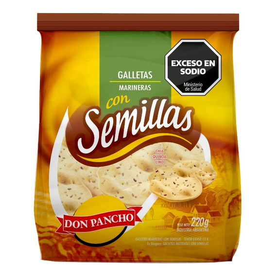 Galleta Marinera Con Semillas Don Pancho 220 Gr