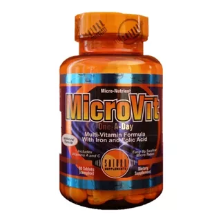 Microvit Saturn Supp Multivitaminico Con Hierro Made In Usa