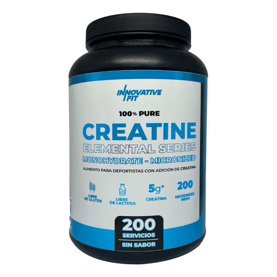 100% Pure Creatine Elemental 200 Porciones Innovativefit 1kg