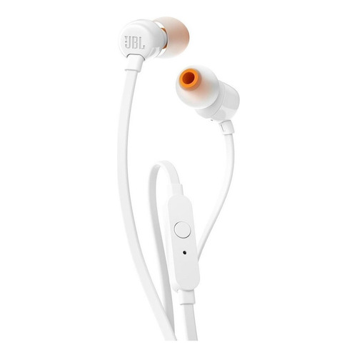 Fone De Ouvido Intra-auricular Com Fio Tune 110 Branco Jbl